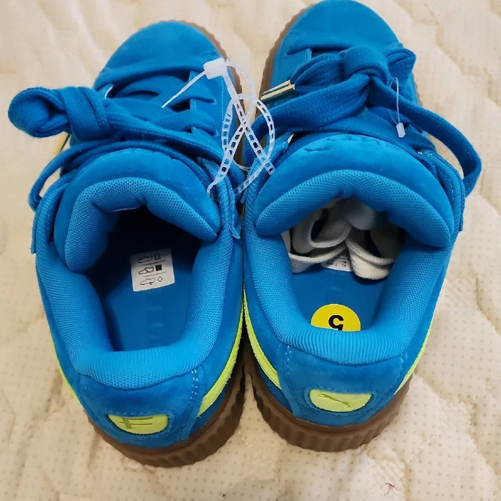 Puma X Fenty Creeper Phatty Junior's Speed Blue/Lime Pow/Gum Sneakers